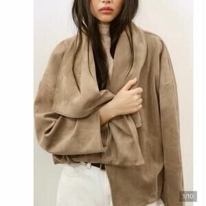 Zara suede jacket sz M excellent new condition never worn